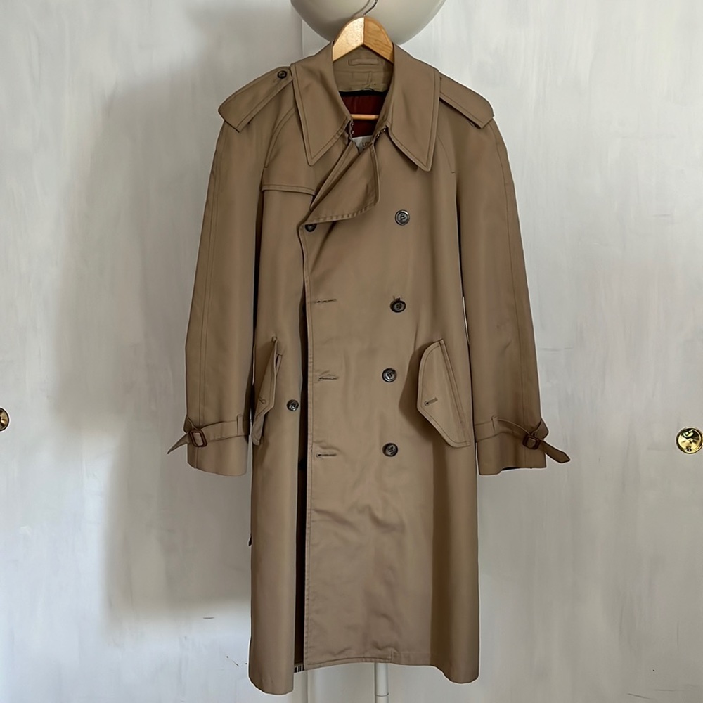 Vintage London Fog Men’s raincoat with wool lining